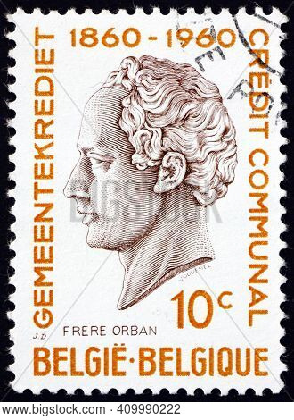 Belgium - Circa 1960: A Stamp Printed In Belgium Shows H. J. W. Frere-orban, Portrait, Was A Belgian