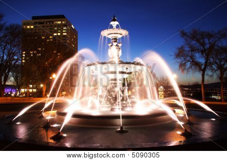 Brunnen in der Stadt Québec