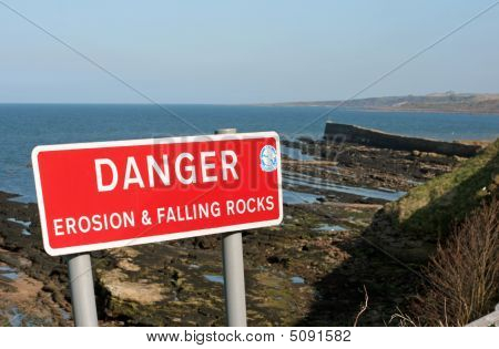 Fare for Erosion & klipperne falder