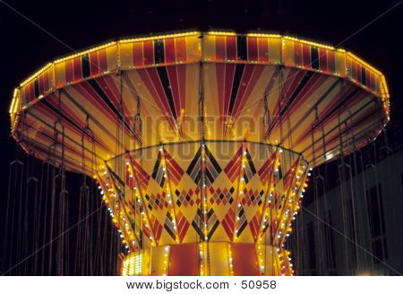 Lunapark sürmek gece