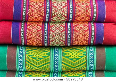 Background Fabric, Color samples - Stock Image