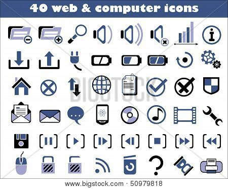 40 Web Icons