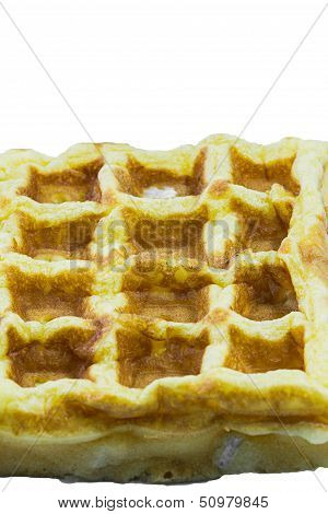 Freshly baked waffles
