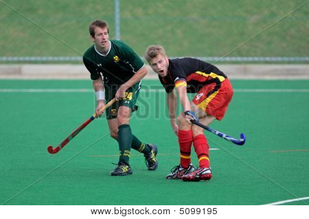 Mens Feldhockey-Aktion