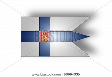 War Flag Of Finland (stylized I).