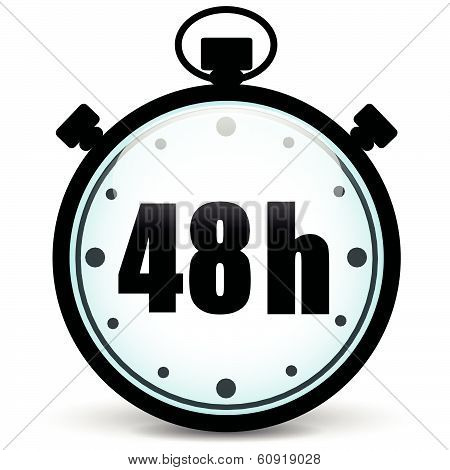 48H Stopwatch Icon