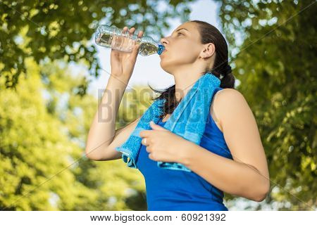Woman Drinking Water