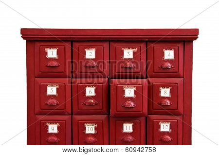 The Drawer Of Esiimsi Leaves In The Temple