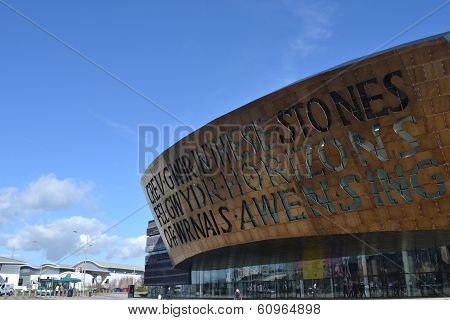 Millennium centre, Cardiff Bay, Wales