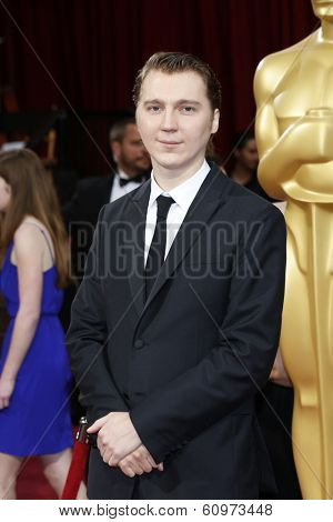 LOS ANGELES - MAR 2: Paul Dano  at the 86th Annual Academy Awards at Hollywood & Highland Center on March 2, 2014 in Los Angeles, California