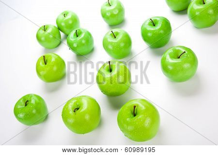 Close-up Of An Apple Green