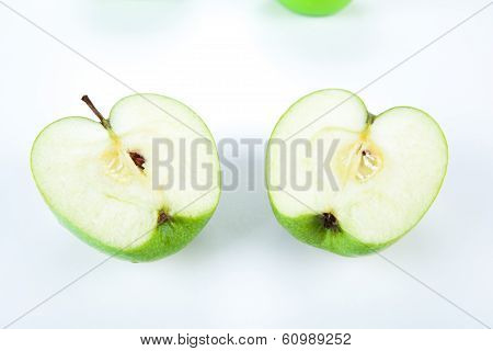 Close-up Of An Apple Green