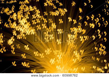 abstract bokeh series, percent shape, dyi bokeh
