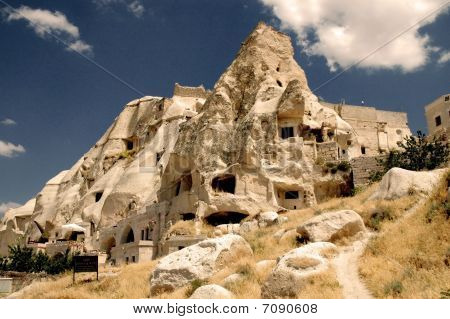 Ancient cavetown near Goreme, Cappadocia