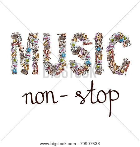Music word composition