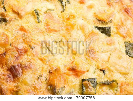 frittata close up