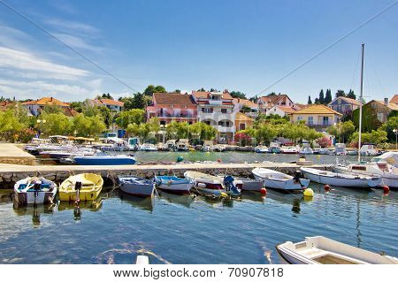 Colorful Tourist Town Of Petrcane