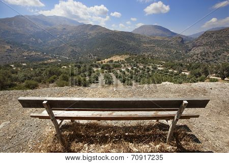 Landscape In Amari Valley. Crete. Greece
