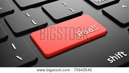 PaaS on Red Keyboard Button.