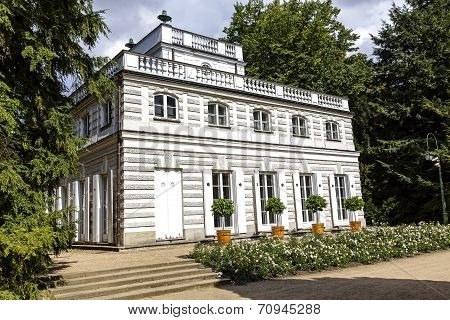 White Pavilion In Lazienki, Warsaw
