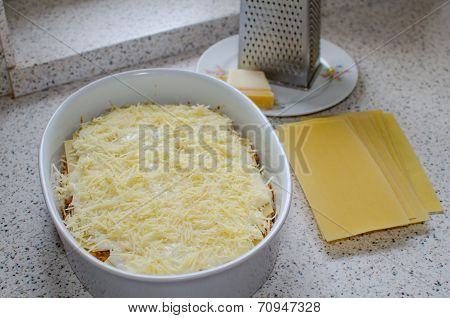Lasagne Bolognese Preparation