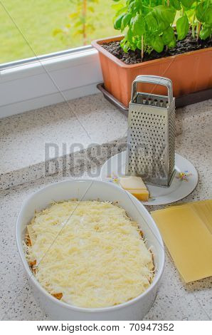 Lasagne Bolognese Preparation