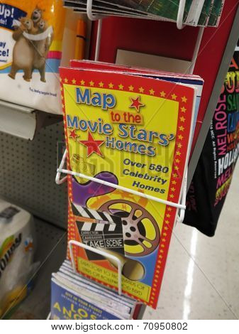 Map To The Movie Stars' Homes