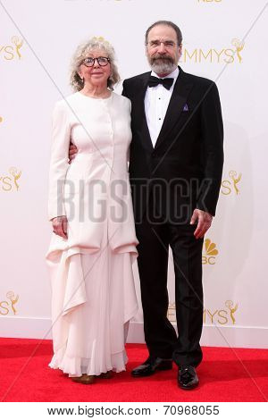 LOS ANGELES - AUG 25:  Mandy Patinkin at the 2014 Primetime Emmy Awards - Arrivals at Nokia at LA Live on August 25, 2014 in Los Angeles, CA