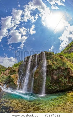 Waterfall Krcic fisheye