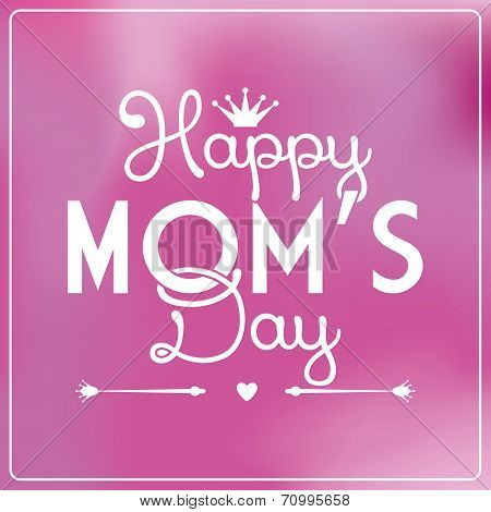 Vector Set Of Happy Mothers's Day Template Card Background