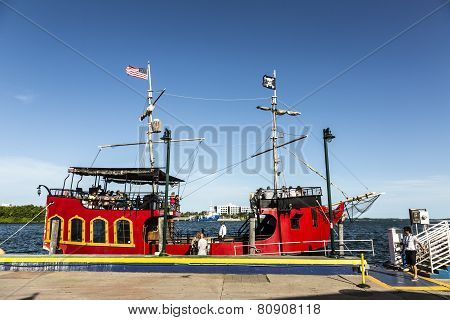 People Start On A Pirate Adventures And Sightseeing Tour In Miami