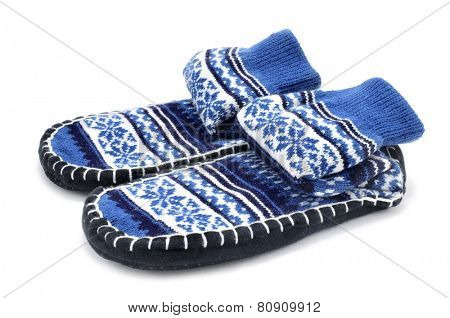 a pair of slipper socks on a white background