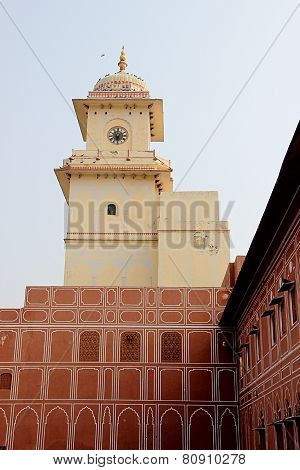 Clock Tower At Palace