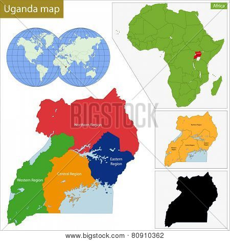 Administrative division of the Republic of Uganda