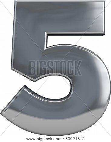 Five - Metal Number 5