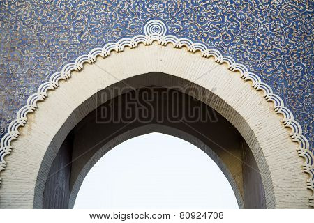 Bab Bou Jeloud Gate (blue Gate) In Fez, Morocco