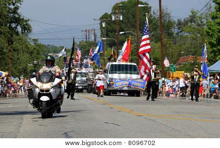 Ojai de 4 de julho desfile 2010
