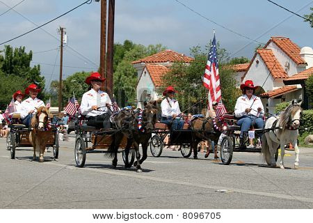 Ojai de 4 de julho desfile 2010