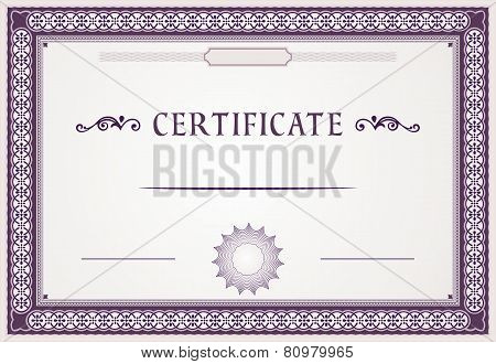 Certificate Design