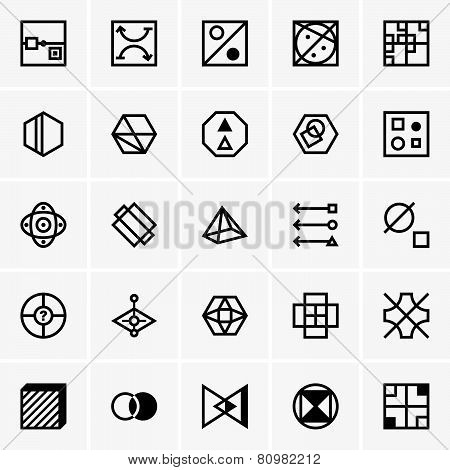 IQ test icons