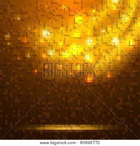 Abstract orange glowing background
