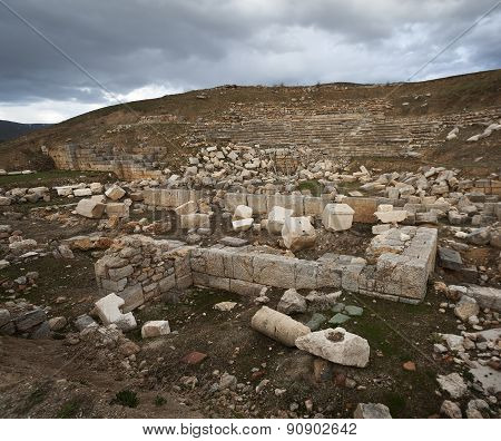 Stone Ruins At Turkey