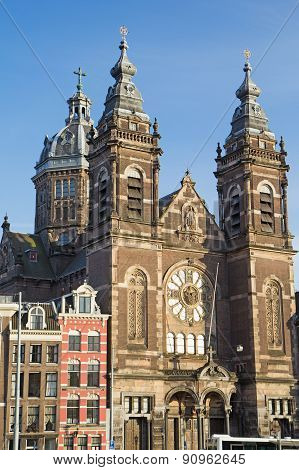 St. Nicholas Basilica In Amsterdam (netherlands)