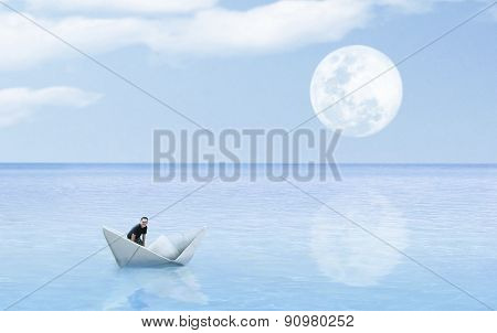 Origami Paper Sailboat Dreame