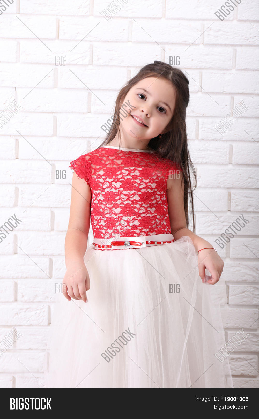 Little Girl Dress On Image & Photo (Free Trial) Bigstock