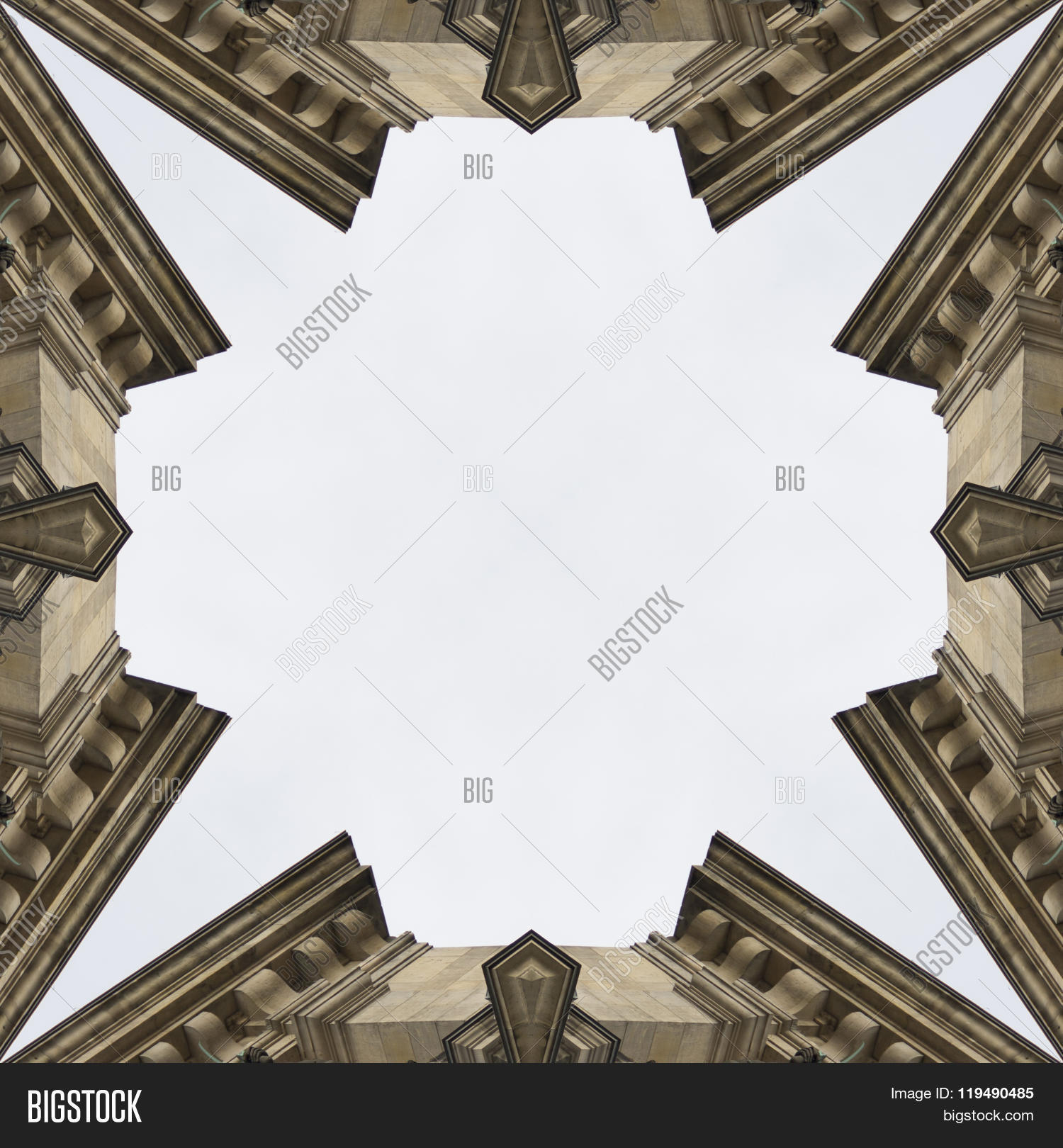 Kaleidoscope Square Image Photo Free Trial Bigstock