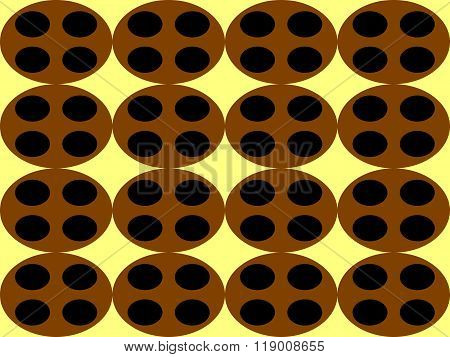 Abstract kaleidoscope symmetrical regular mirroring colorful pattern