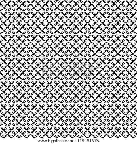 Chain Armor Black Circle Elements Seamless Pattern Background Texture