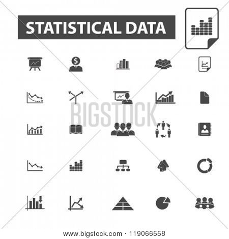 statistical data icons, statistical data logo, analysis icons vector, analysis flat illustration concept, analysis logo, analysis symbols set, infographic, business, growth, data, statistic, diagram

