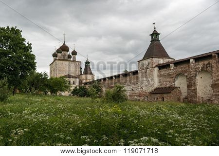 The monastery wall